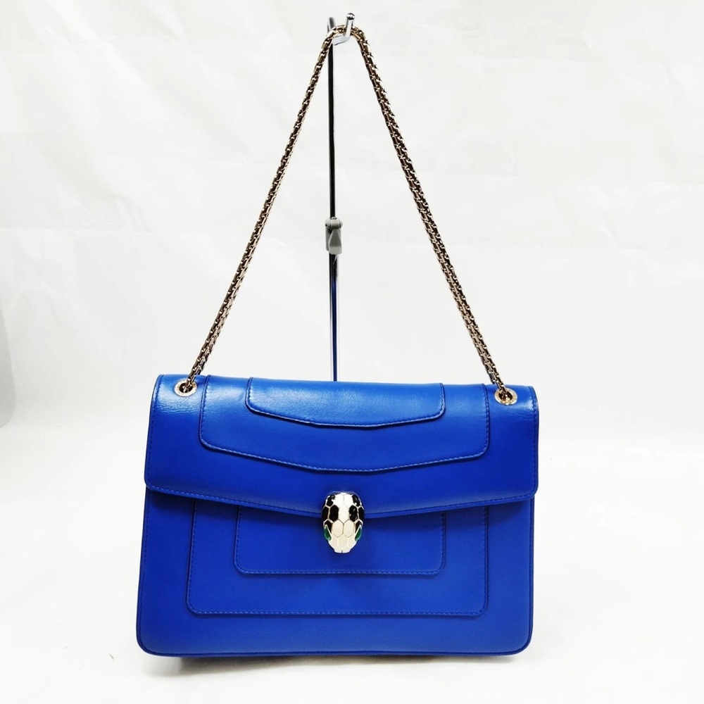 Blue BVLGARI Shoulder Bag